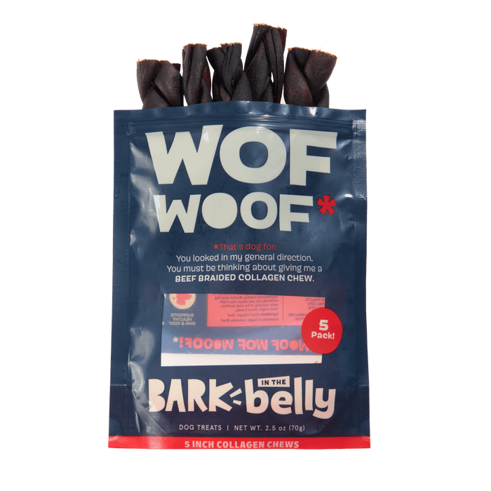 Beef Braided Collagen Chews, 5 ct